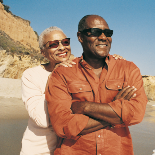 couple on beach