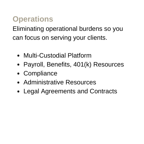 operations operations