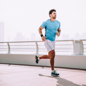 man running man running