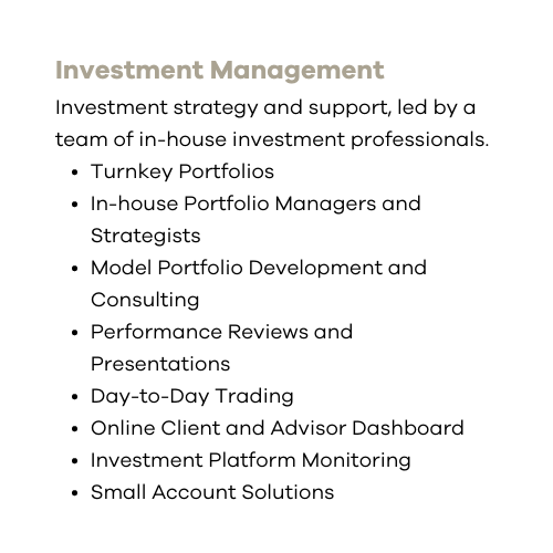 Investment Management