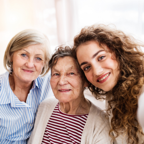 Generational family, grandmother, mother, daughter Generational family, grandmother, mother, daughter