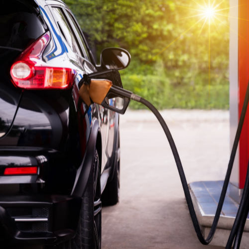 car getting gas car getting gas